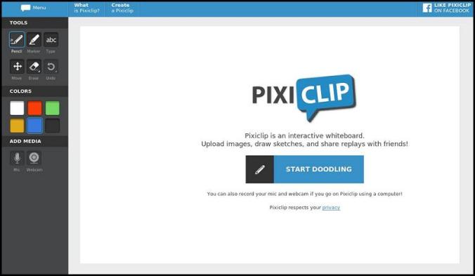 PixiClip, Pixi Clip Screenshot, online interactive whiteboard, whiteboard, photography, multimedia