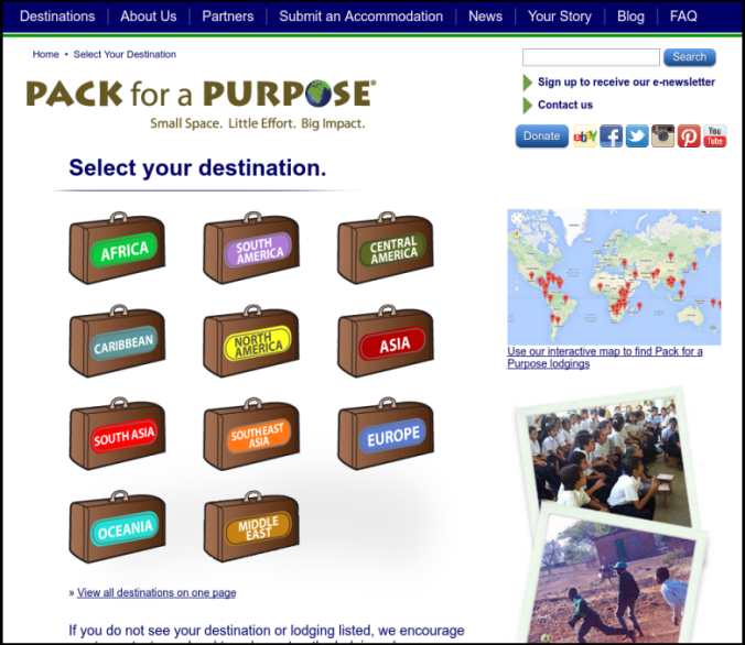 Pack For a Purpose, travel to do good, social good, great cause, community, global community, travel