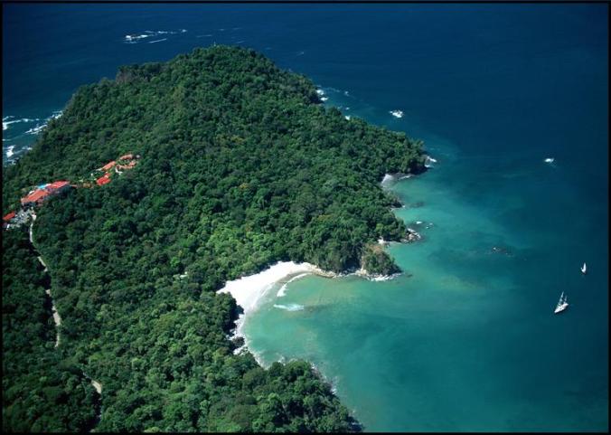 Aerial view, Biesanz Beach, Parador Resort &Spa, Costa Rica, Tiquicia, Central America, Centro America, travel, photography