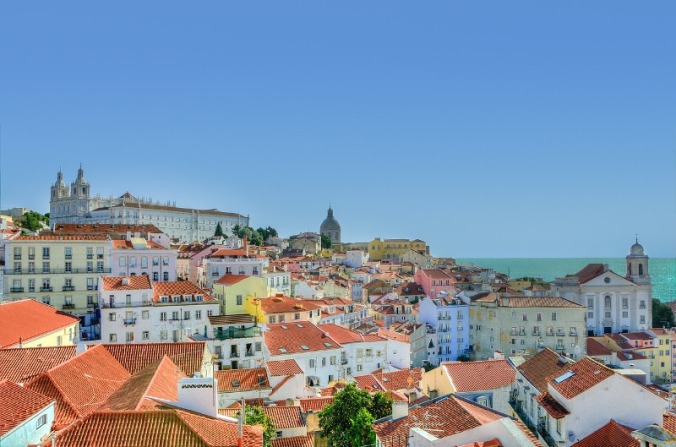 view, Alfama, Lisbon, Portugal, travel, photography