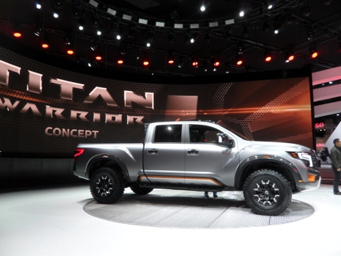 Nissan, TITAN Warrior Concept, NAIAS, NAIAS 2016, Detroit, Michigan, pick up truck, truck, vehicle