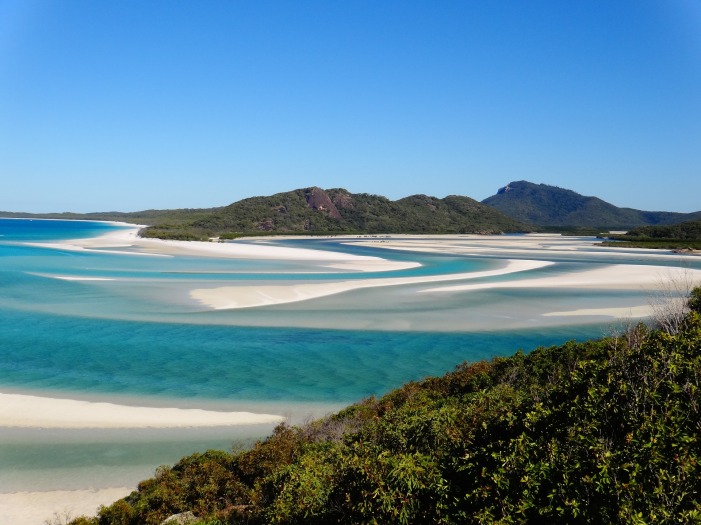 Do you believe heaven on earth exists? Well it does and has an address! Whitehaven beach is truly heavenly and incredibly stunning with its pristine waters and dazzling soft white sand. A definite must add to your #bucketlist .  #travel #australia #whitehavenbeach #queensland #travelphotography
